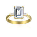 0.5 Carat Emerald Semi Mount Ring