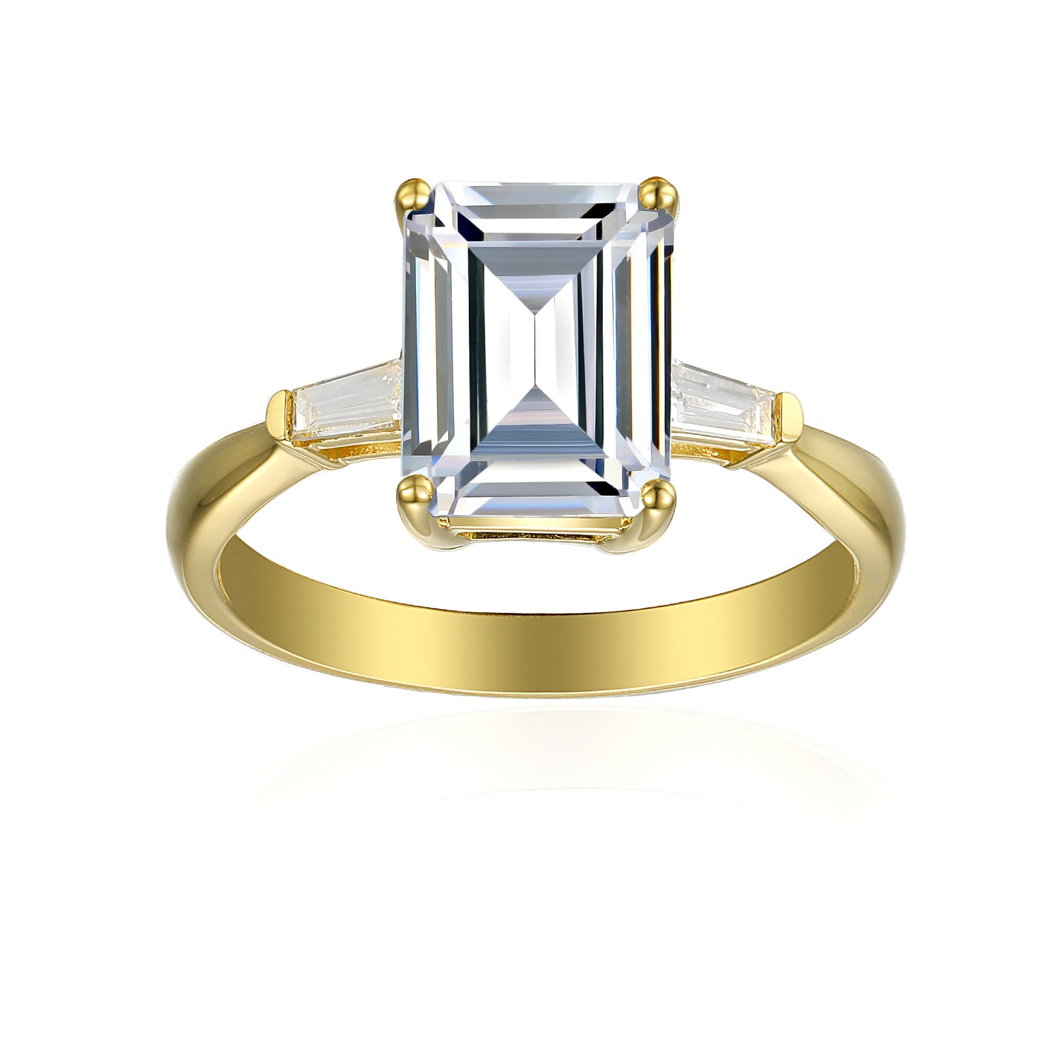 0.5 Carat Emerald Semi Mount Ring