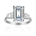3 Carat Emerald Semi Mount Ring
