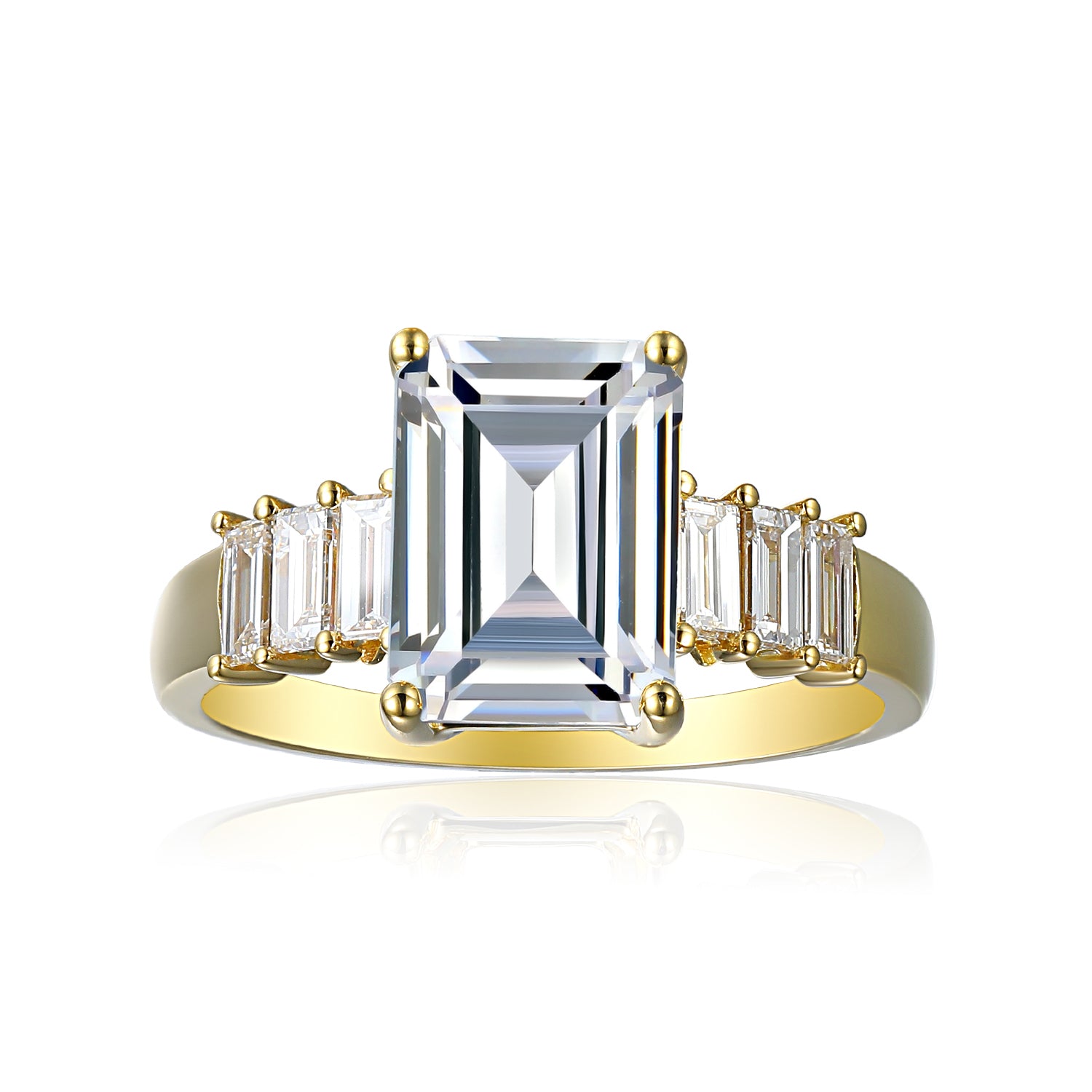 2.5 Carat Emerald Semi Mount Ring