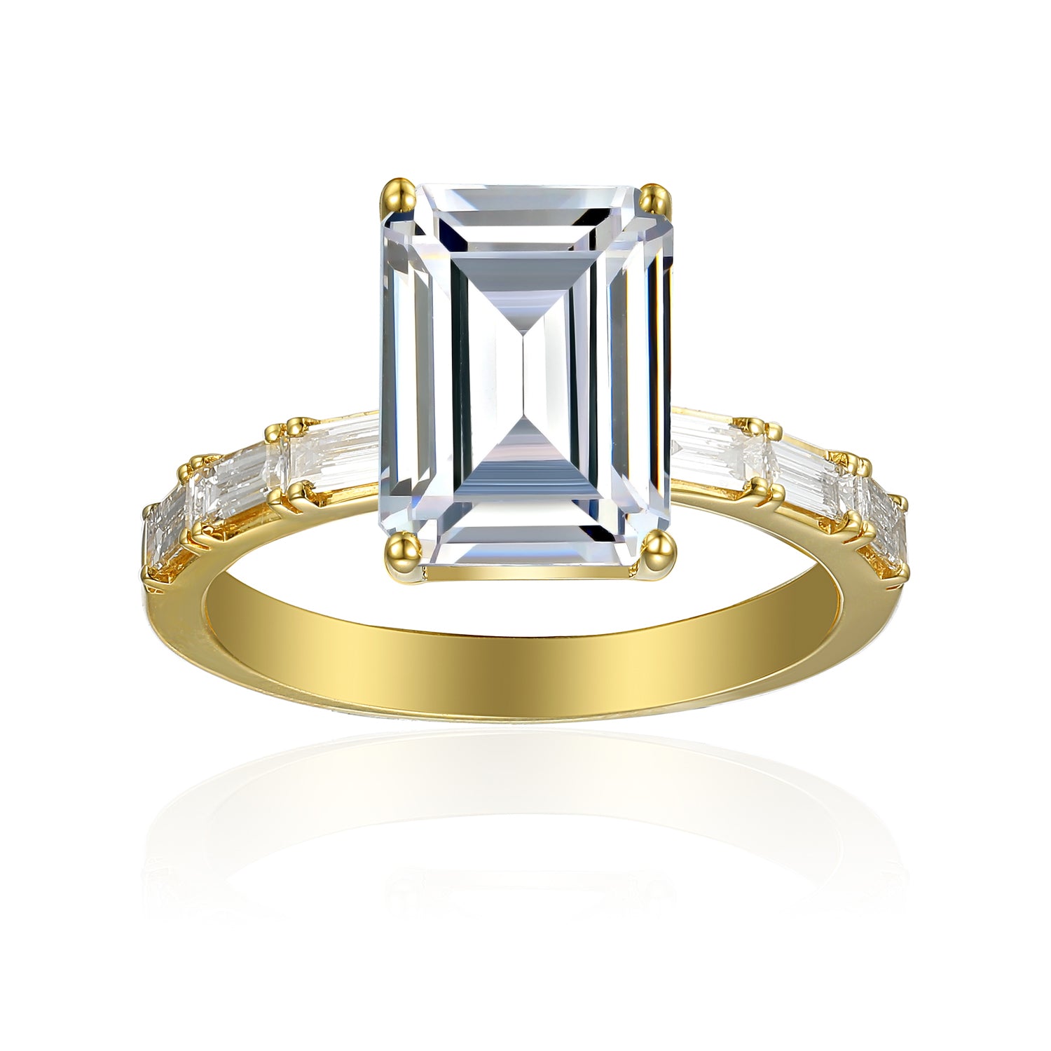 2 Carat Emerald Semi Mount Ring