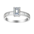 0.5 Carat Emerald Semi Mount Ring
