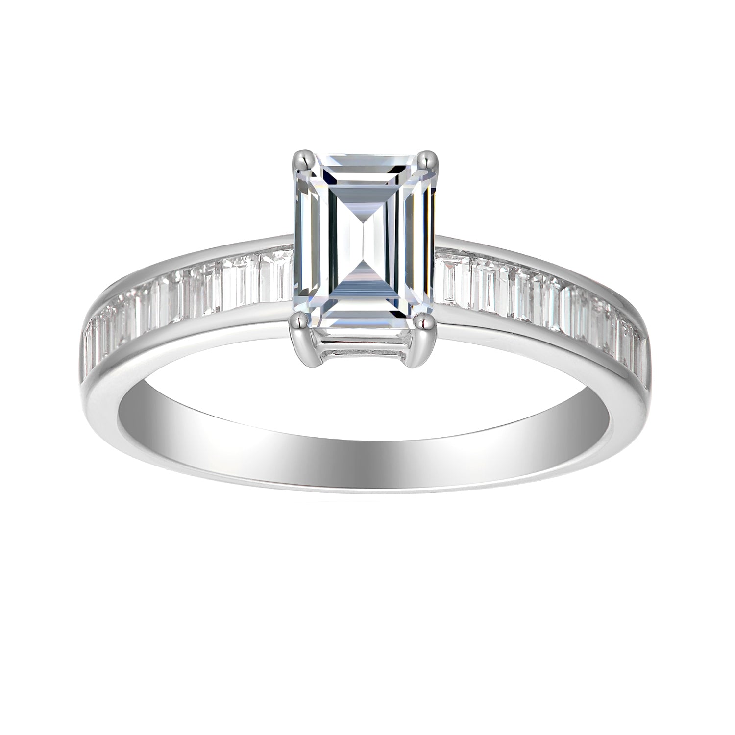 0.5 Carat Emerald Semi Mount Ring