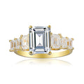 2 Carat Emerald Engagement Ring