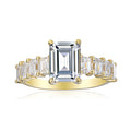 2 Carat Emerald Engagement Ring