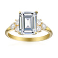 1.5 Carat Emerald Semi Mount Ring