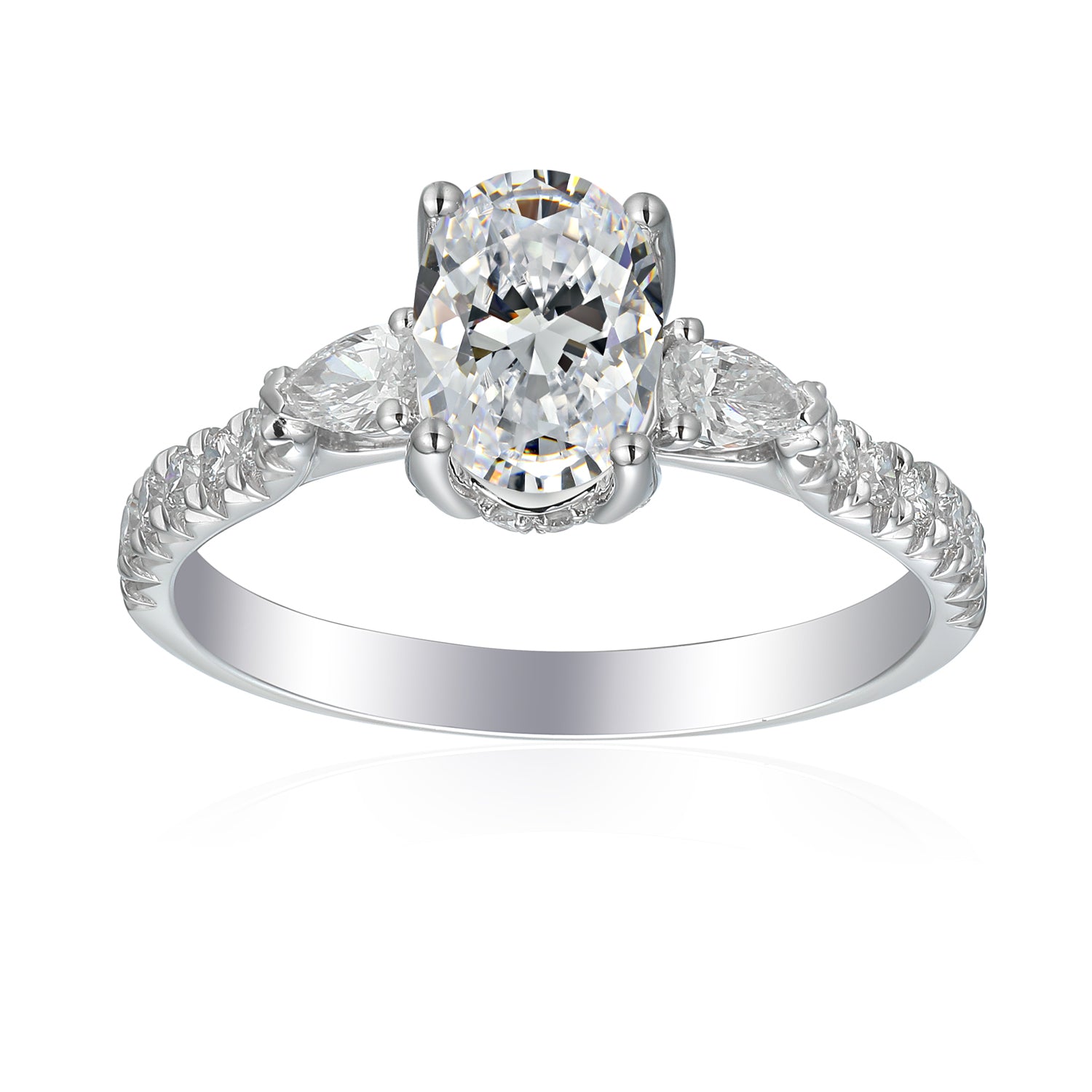 1 Carat Oval Engagement Ring