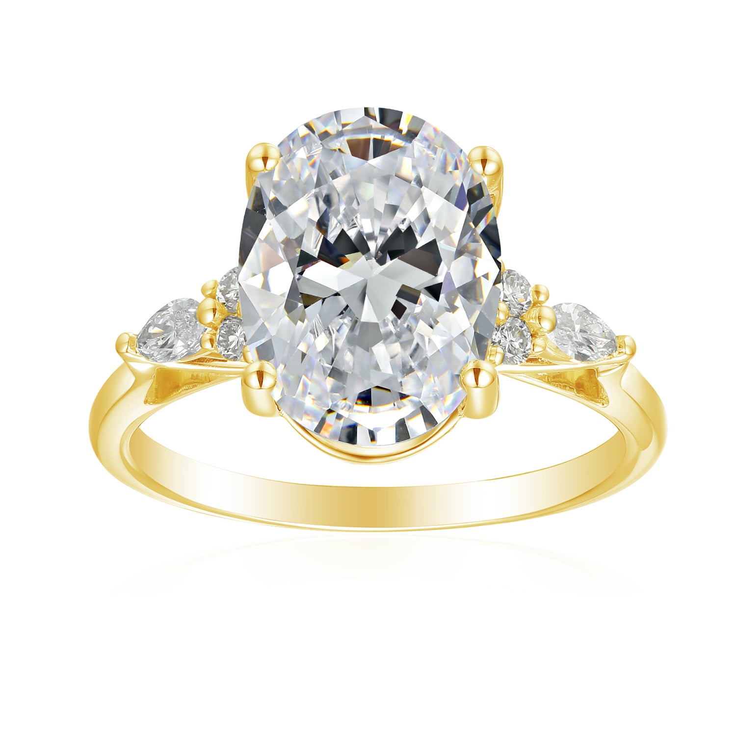 3 Carat Oval Semi Mount Ring