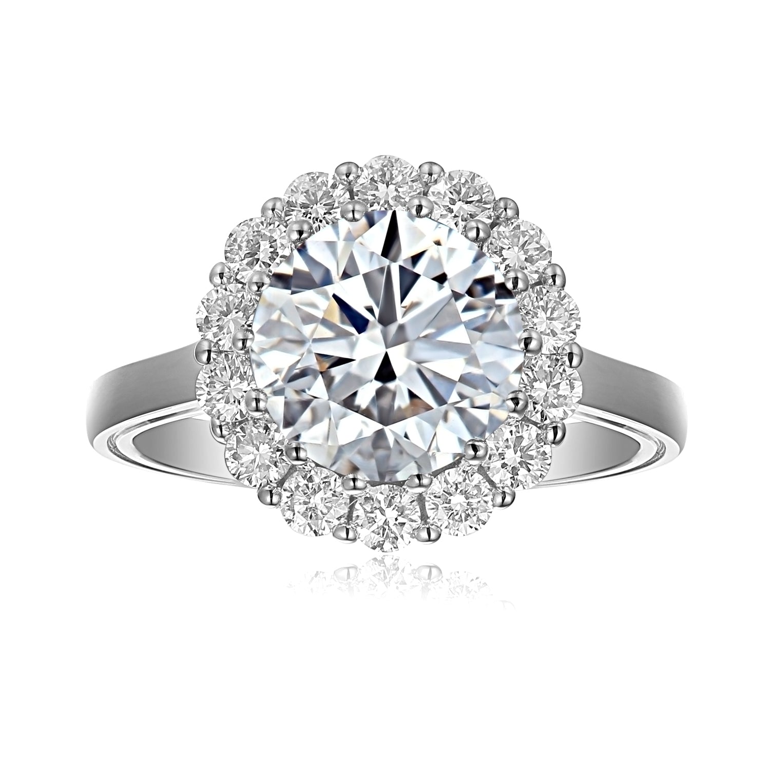 0.75 Carat Round Engagement Ring
