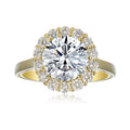 2 Carat Round Engagement Ring