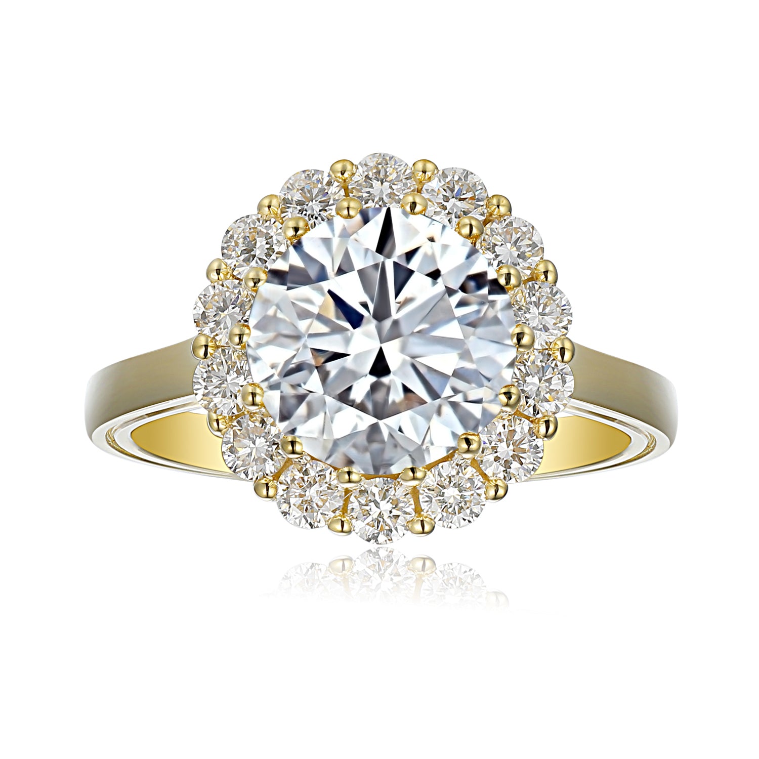 0.75 Carat Round Engagement Ring