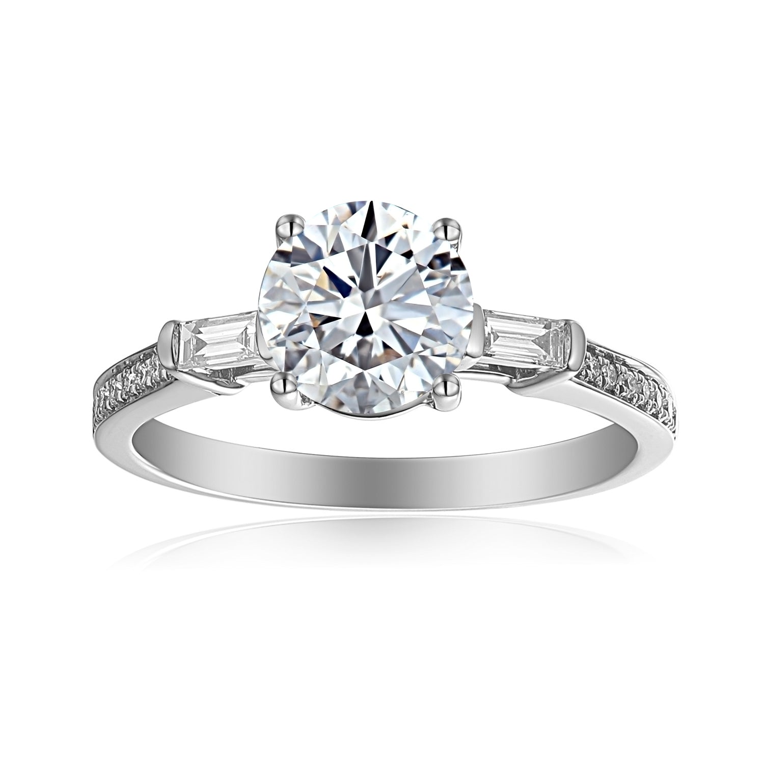 1 Carat Round Engagement Ring