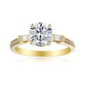 1 Carat Round Engagement Ring