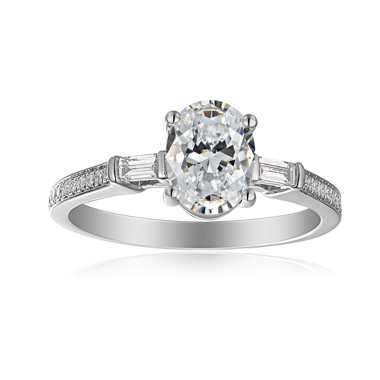1 Carat Oval Engagement Ring