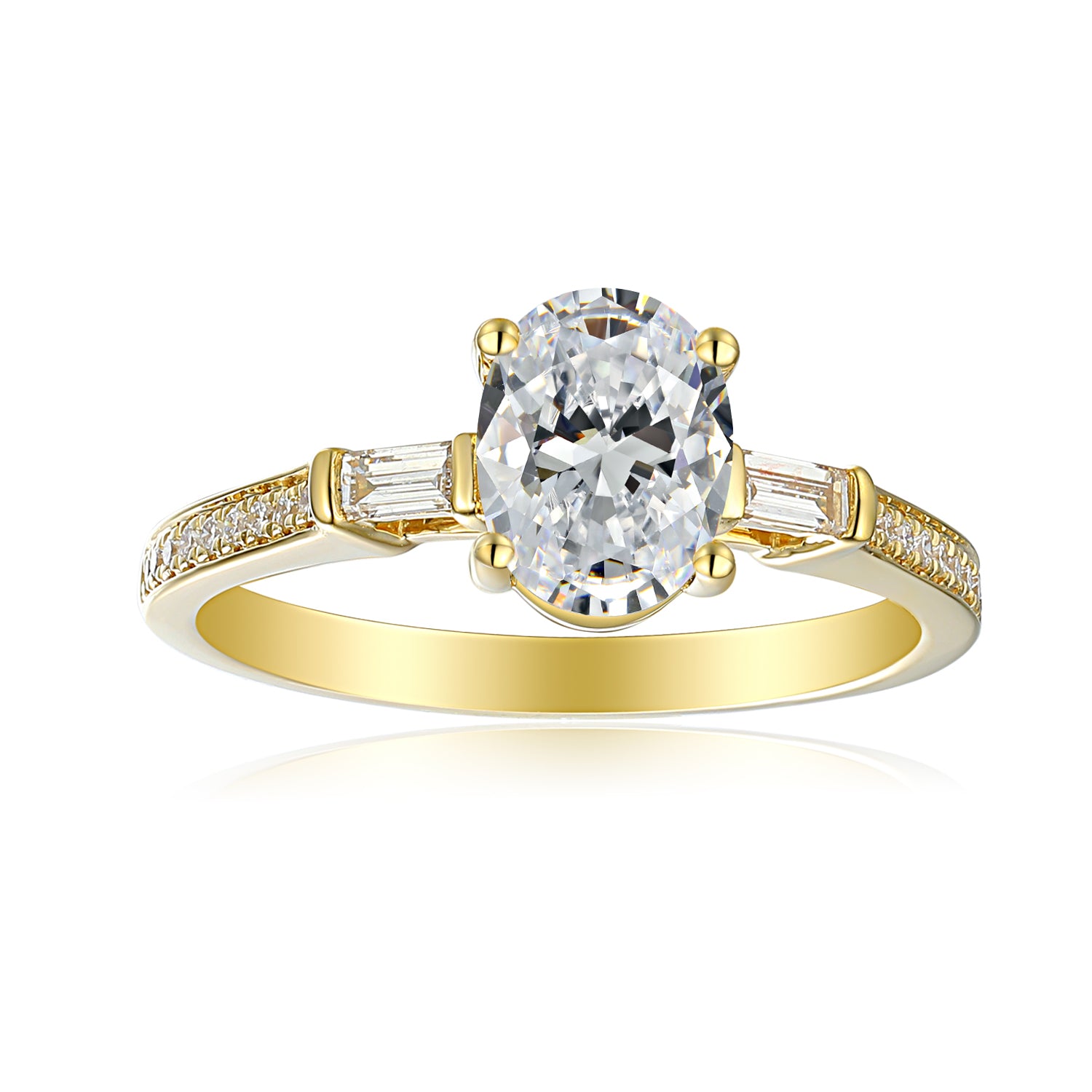 1 Carat Oval Engagement Ring