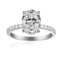 4 Carat Oval Semi Mount Ring