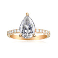2.5 Carat Emerald Semi Mount Ring