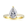2 Carat Pear Engagement Ring