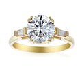 2 Carat Round Engagement Ring