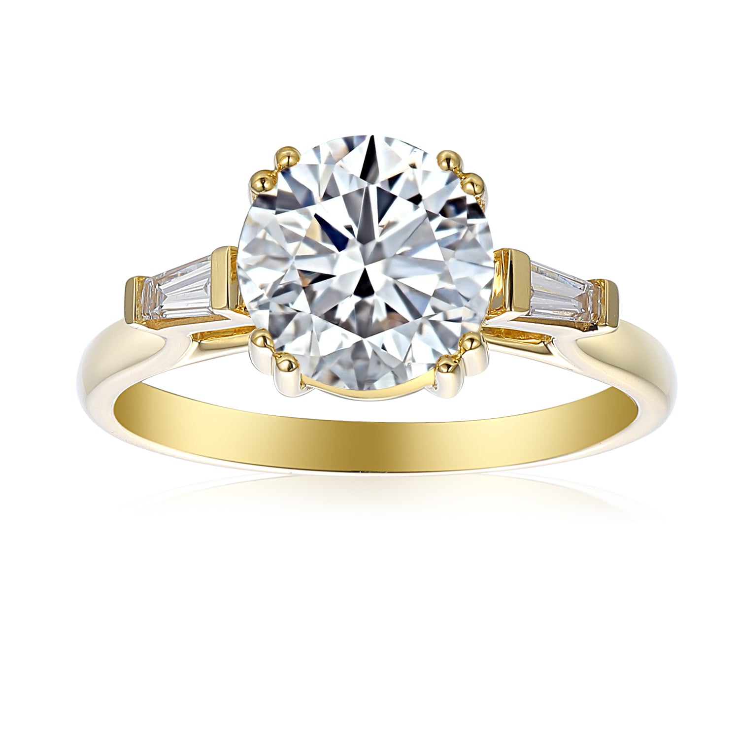 2 Carat Round Engagement Ring