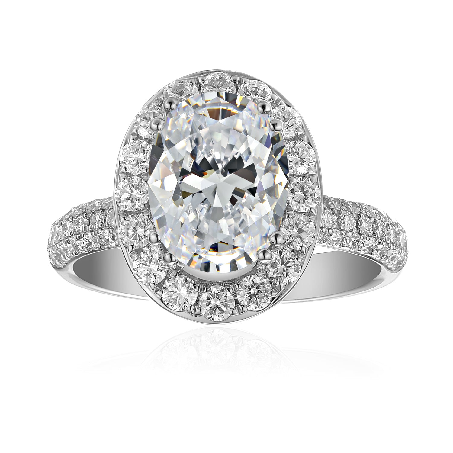2 Carat Oval Engagement Ring
