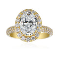 2 Carat Oval Engagement Ring