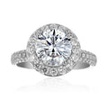 2 Carat Round Engagement Ring