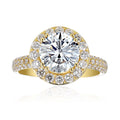 2 Carat Round Engagement Ring