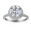 2 Carat Round Engagement Ring