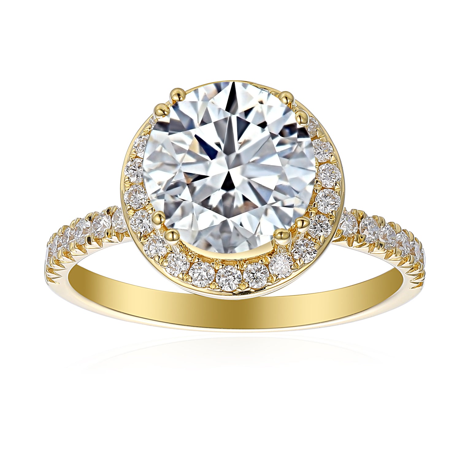 2 Carat Round Engagement Ring