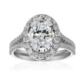 1.5 Carat Emerald Semi Mount Ring