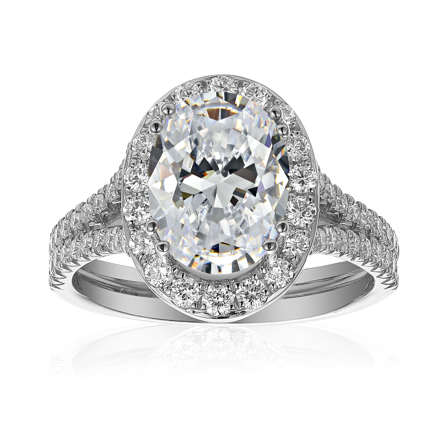 1.5 Carat Emerald Semi Mount Ring