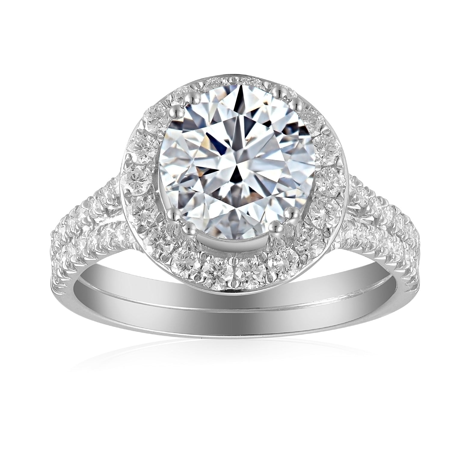 2 Carat Round Engagement Ring
