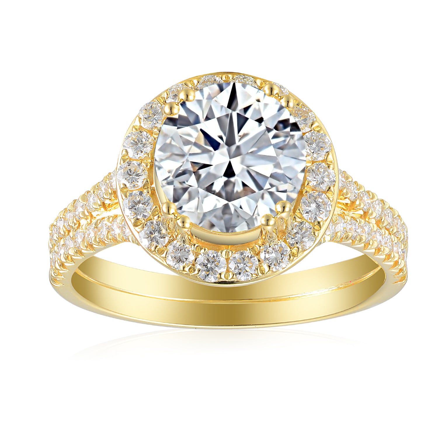 2 Carat Round Engagement Ring