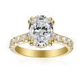 2 Carat Oval Semi Mount Ring