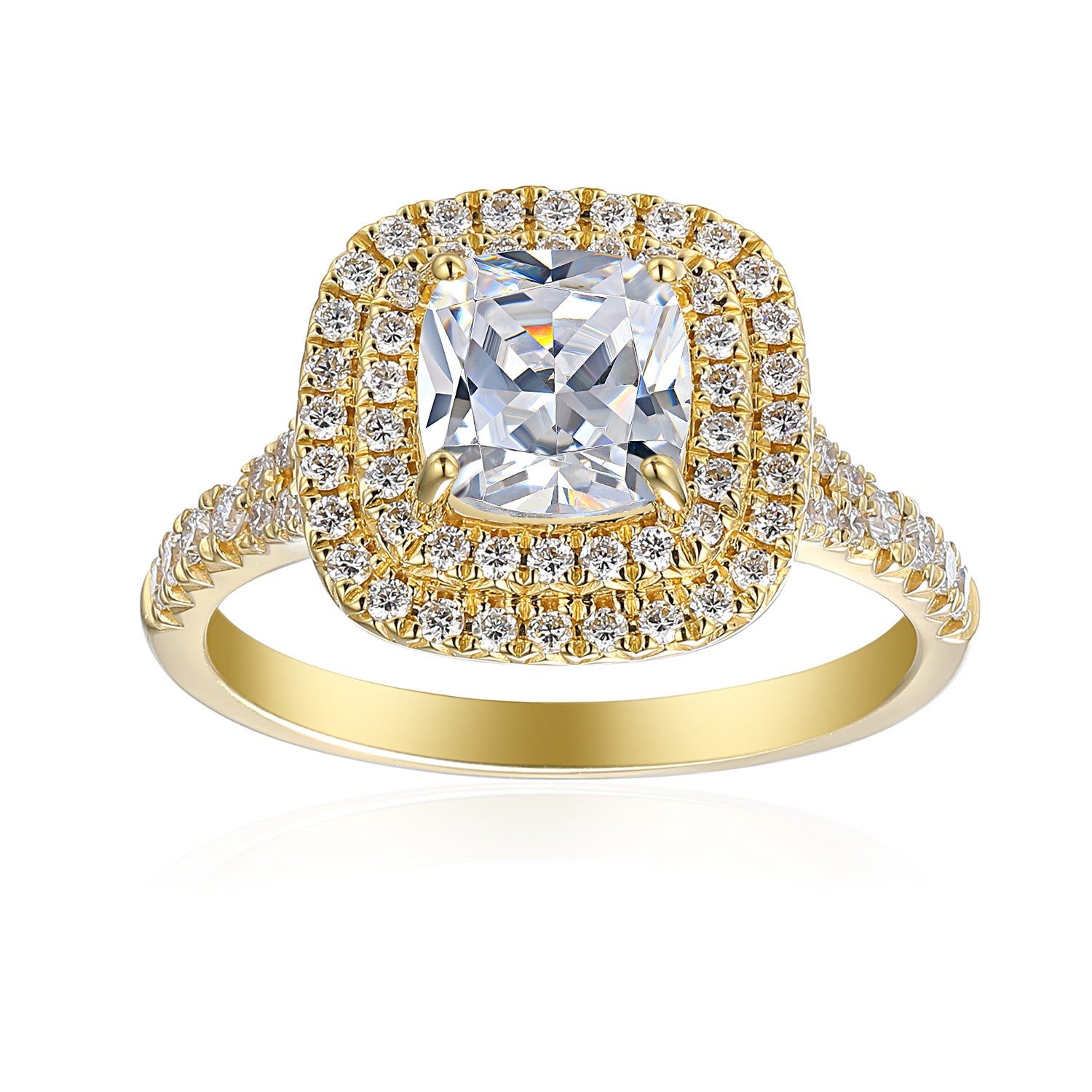 1.5 Carat Cushion Engagement Ring