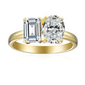 0.7 Carat Emerald Semi Mount Ring