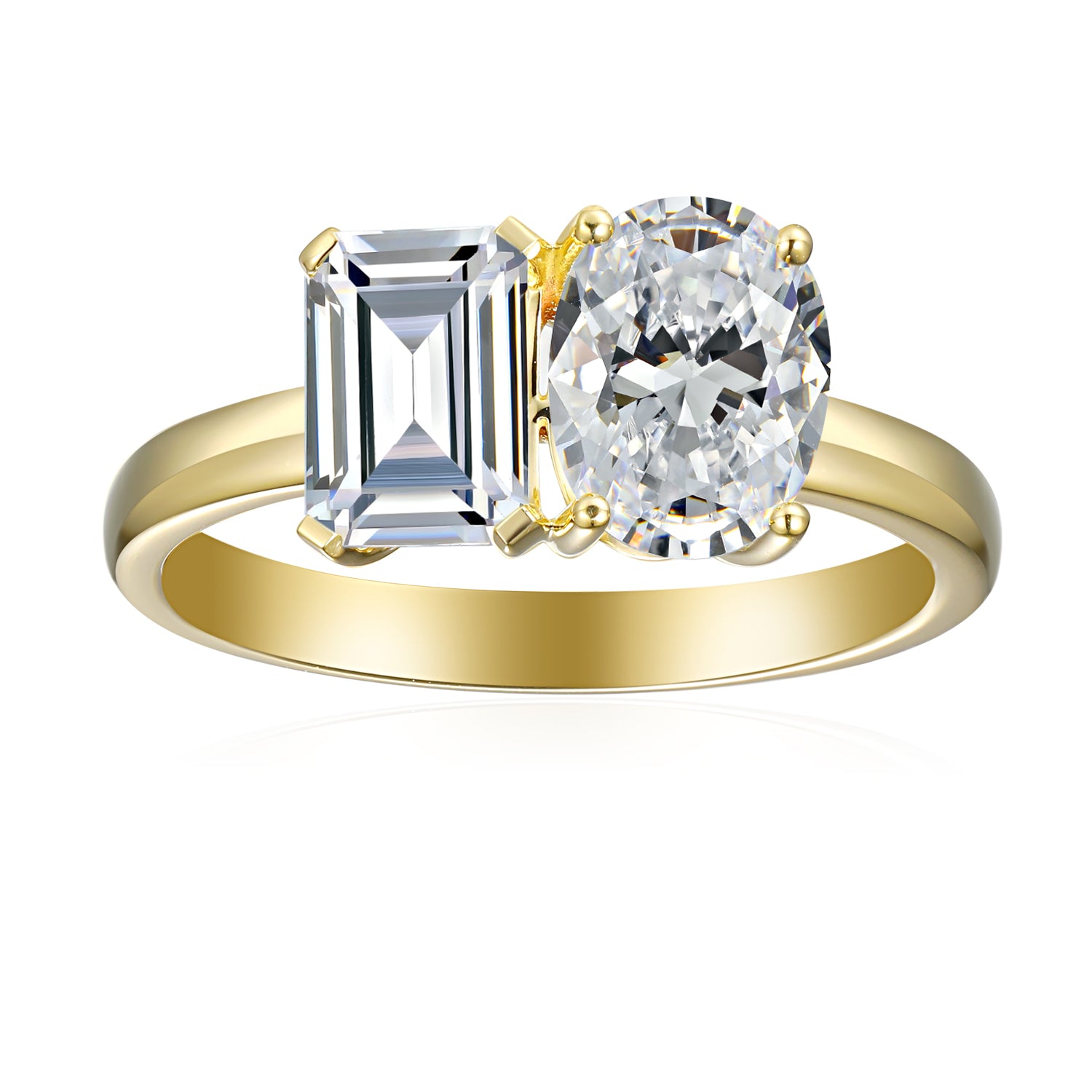 0.7 Carat Emerald Semi Mount Ring