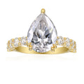 3 Carat Pear Semi Mount Ring