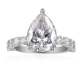 3 Carat Pear Semi Mount Ring