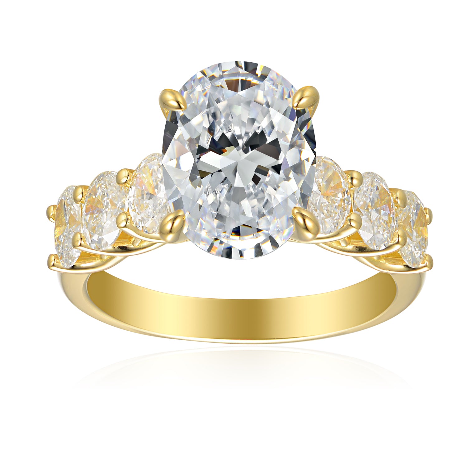 2.5 Carat Oval Semi Mount Ring
