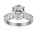 2.5 Carat Oval Semi Mount Ring