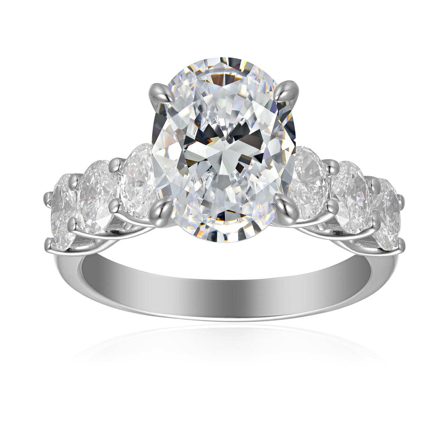 2.5 Carat Oval Semi Mount Ring