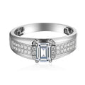 1 Carat Emerald Engagement Ring