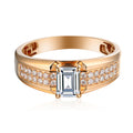 1 Carat Emerald Engagement Ring