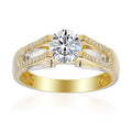 1 Carat Emerald Semi Mount Ring