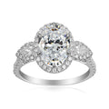 4 Carat Oval Semi Mount Ring