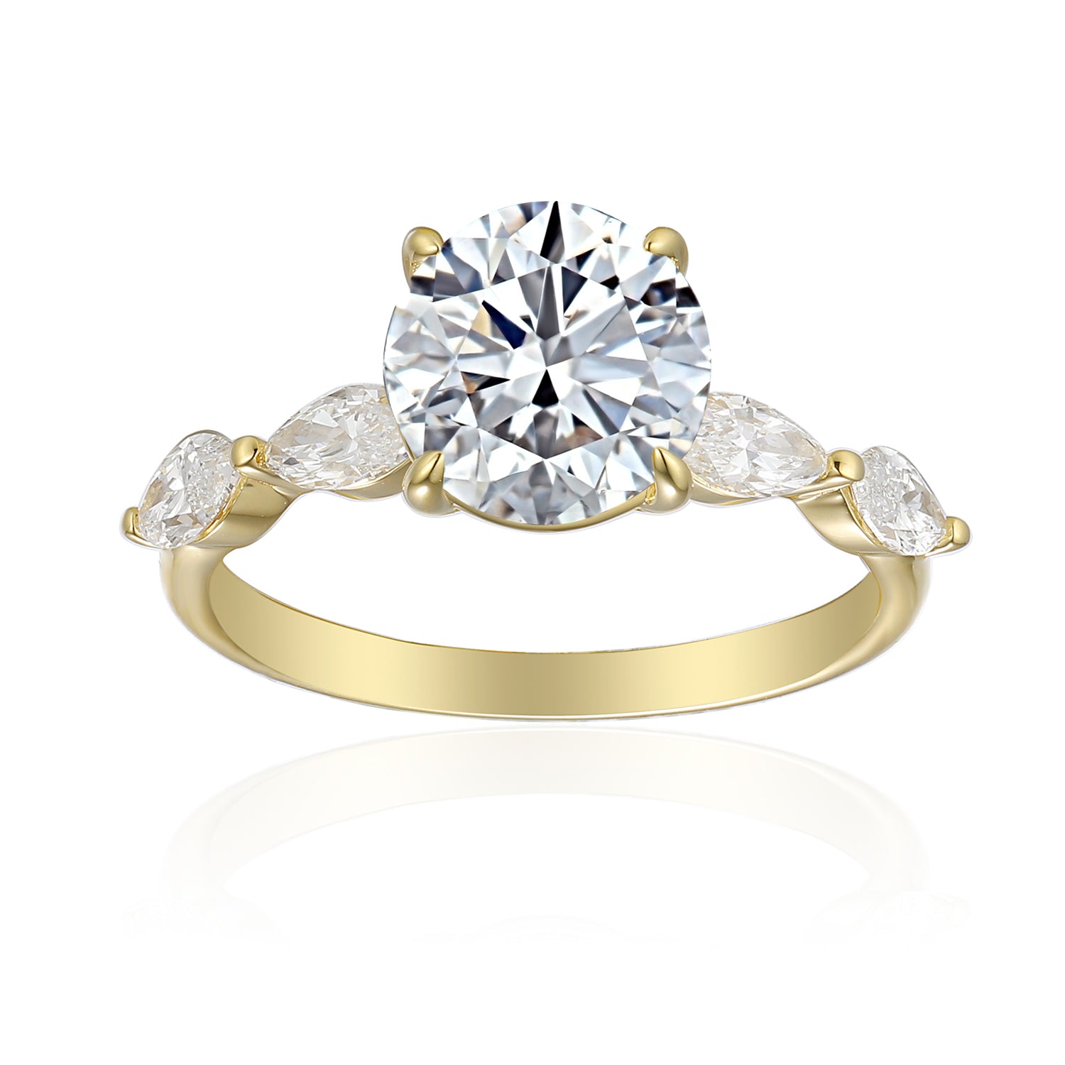 1 Carat Round Semi Mount Ring