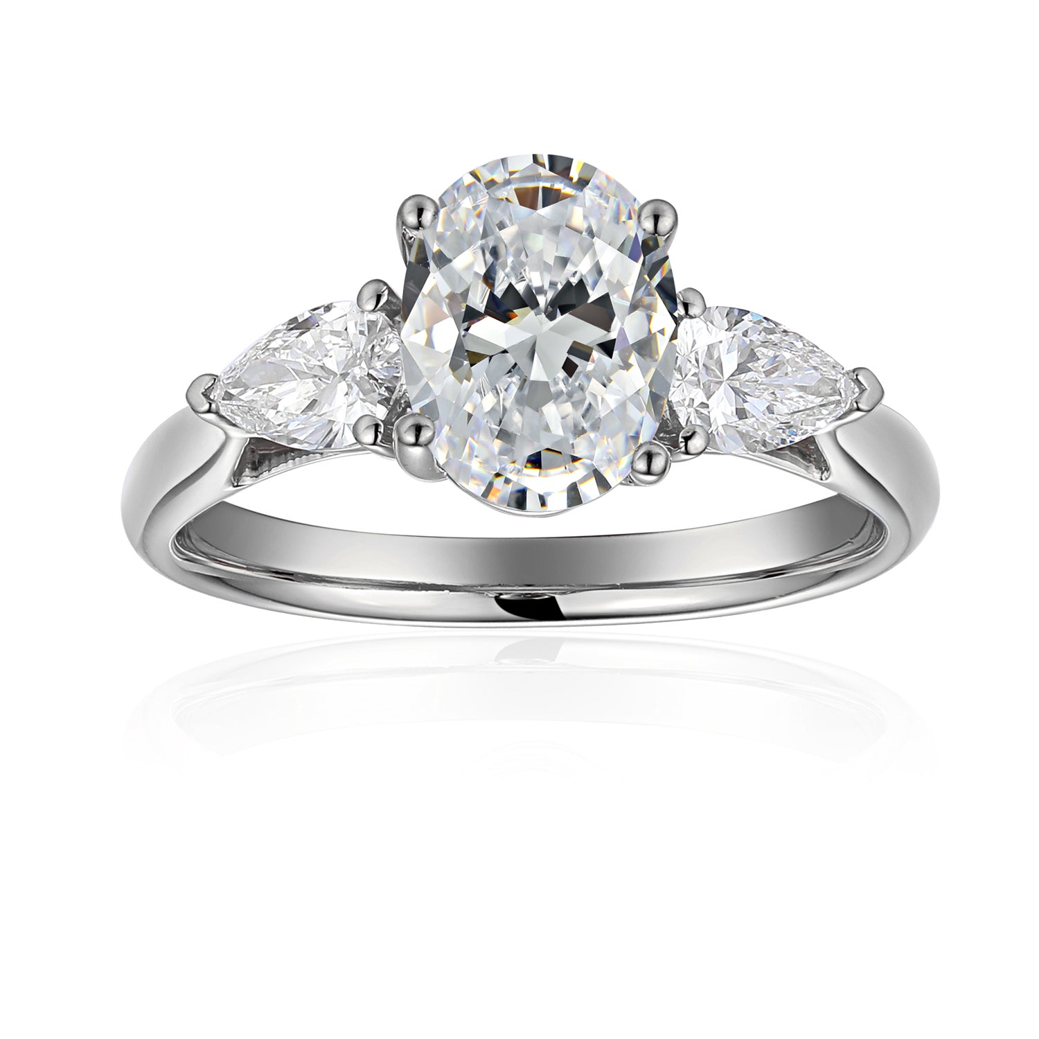1 Carat Oval Semi Mount Ring