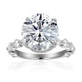 5 Carat Round Semi Mount Ring